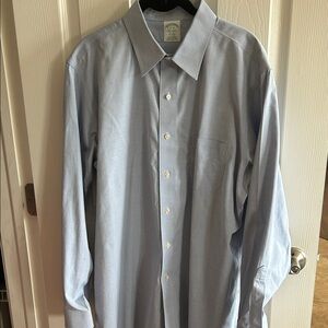 Brooks Brothers Sky Blue Dress Shirt Size 17-34